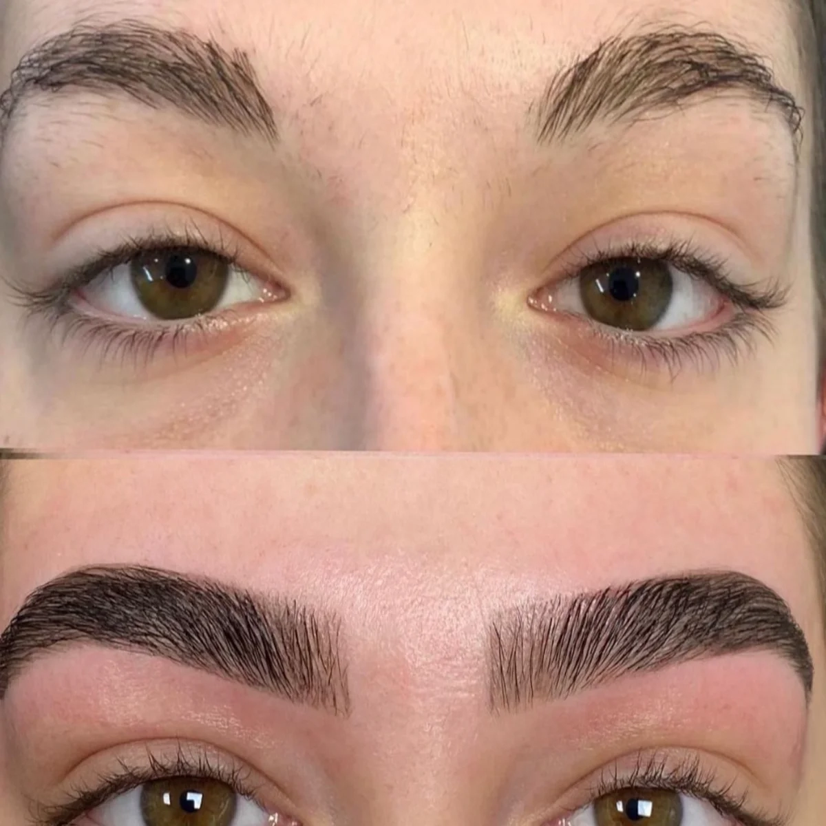 Eyebrow tattoo natural