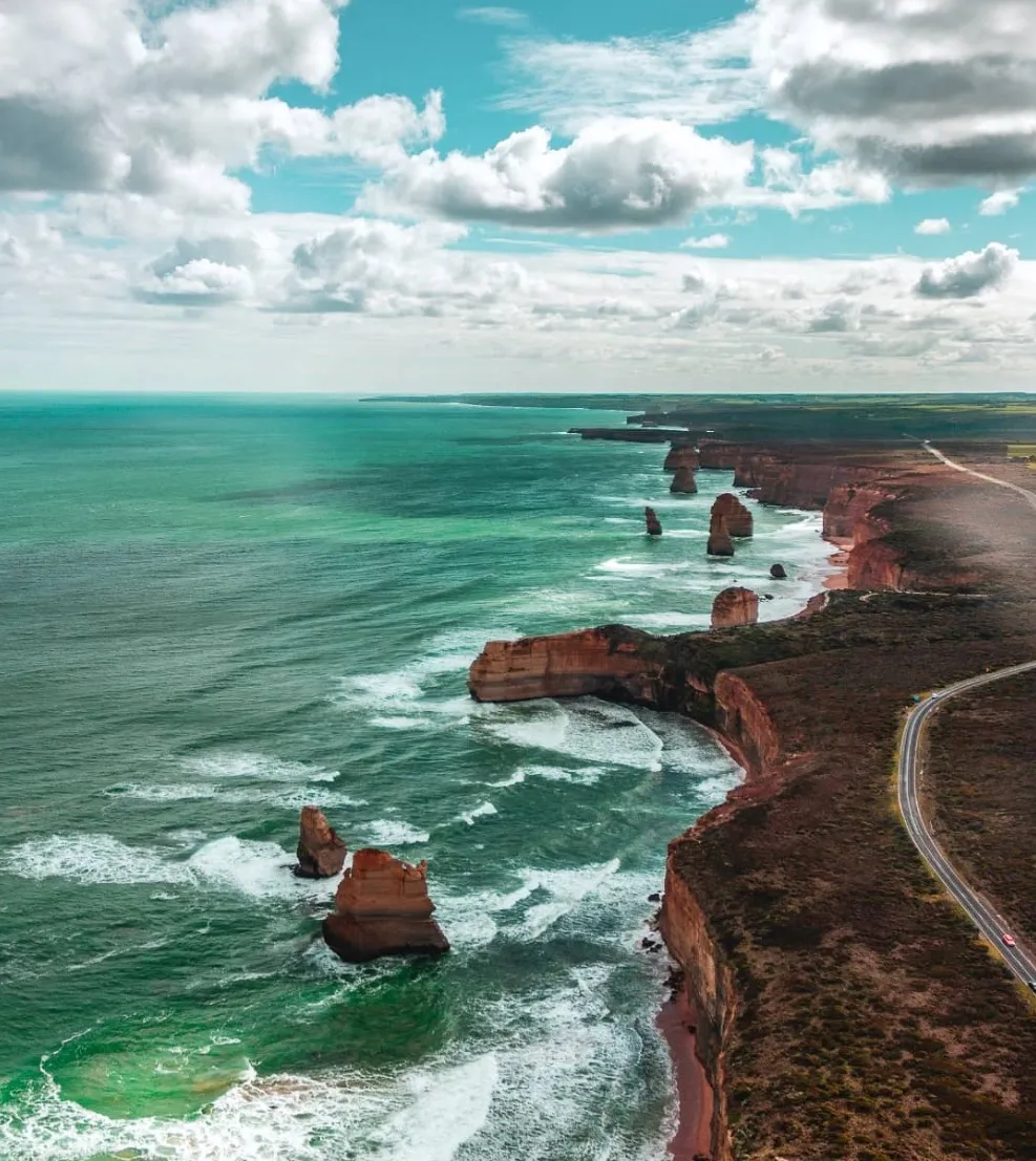 The 12 Apostles from Above: Aerial Views and Drone Photography