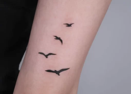 fine line tattoo flash sheet